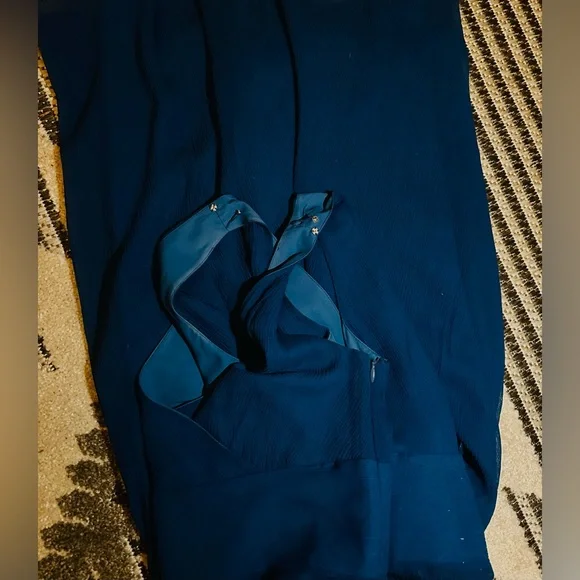 J Crew silk mini dress midnight blue sleeveless dress 💙 - Picture 2 of 6